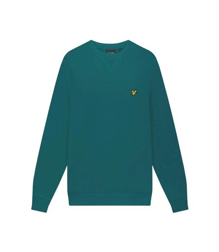 Mens crew neck long-sleeved sweatshirt court green Lyle & Scott