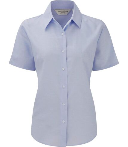 Chemise manches courtes - Femme - RU933F - bleu oxford