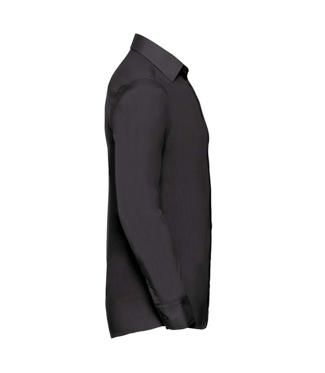 Chemise Manches Longues Homme Noir Russell Collection-3