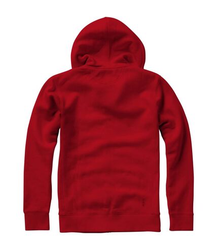Elevate Mens Arora Hooded Full Zip Sweater (Red)