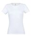 T-shirt manches courtes col rond - Femme - 11386 - blanc