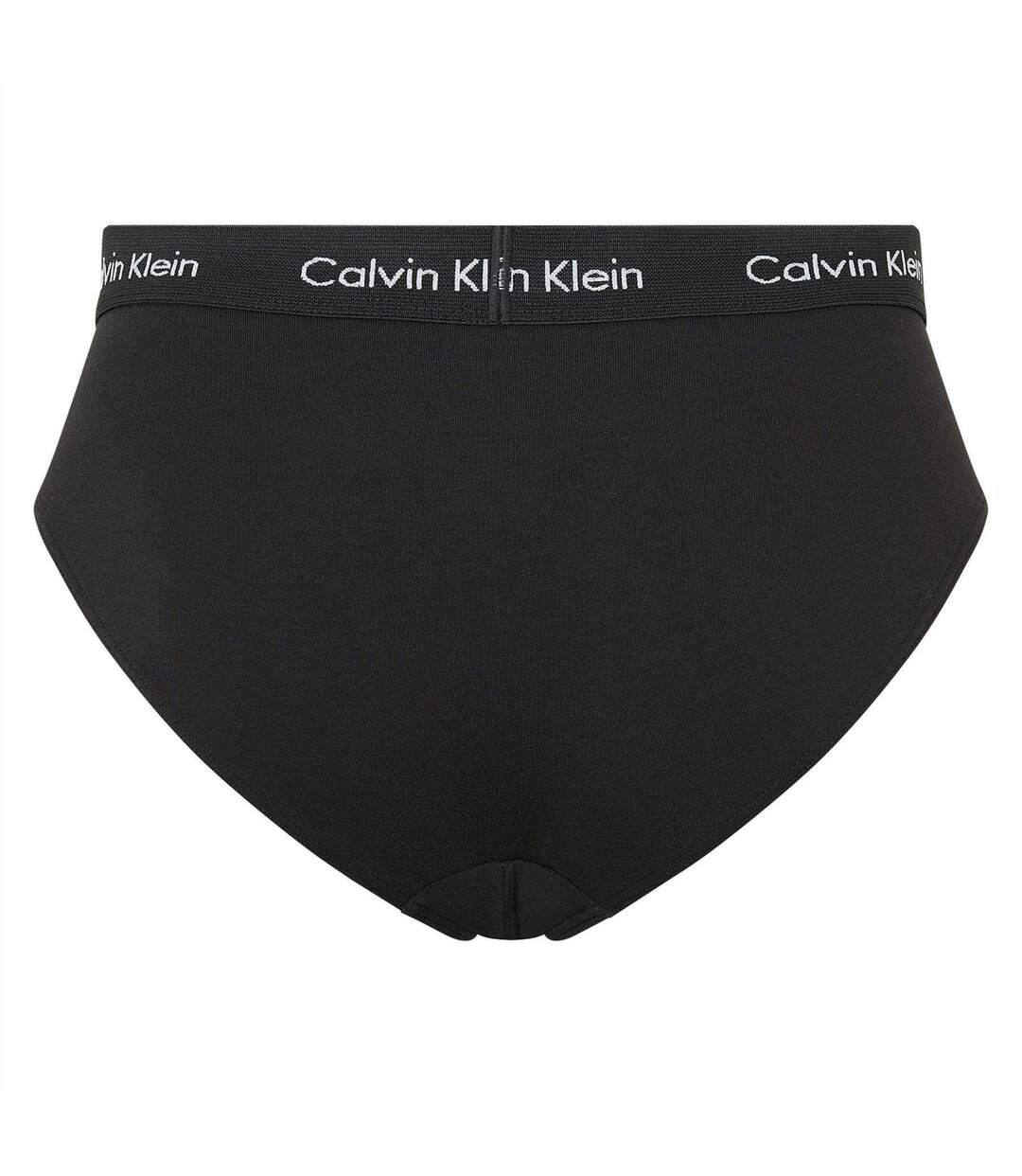 Lot De 3  Slips Homme Noir Gris Bleu Calvin Klein-2