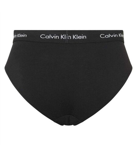 Lot De 3  Slips Homme Noir Gris Bleu Calvin Klein
