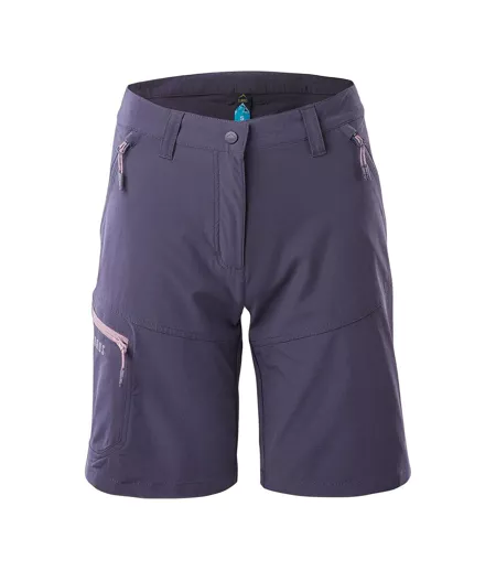 Womens/ladies cecilia shorts graystone/elderberry purple Elbrus