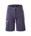 Womens/ladies cecilia shorts graystone/elderberry purple Elbrus-1