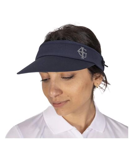 Visière solaire de golf avec logo diamant pour femmes et hommes marine Island Green