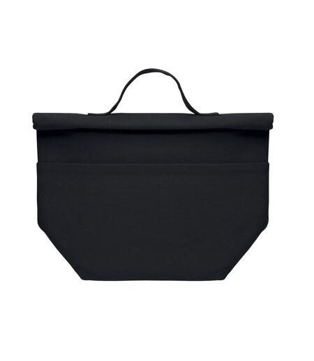 Recoba colour recycled cotton cooler bag one size black MidOcean