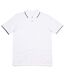 Polo Homme Blanc Bleu Marine Mantis-1