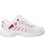Mens Logo Leather Low Cut Tennis Shoes White K-Swiss-1