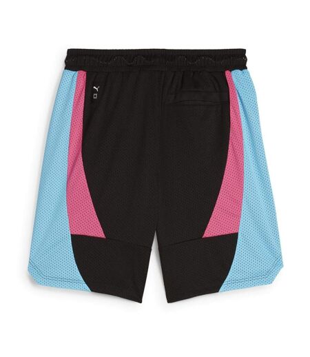 Short de basket Noir/Bleu/Rose Homme Puma Scoot X Nl - L