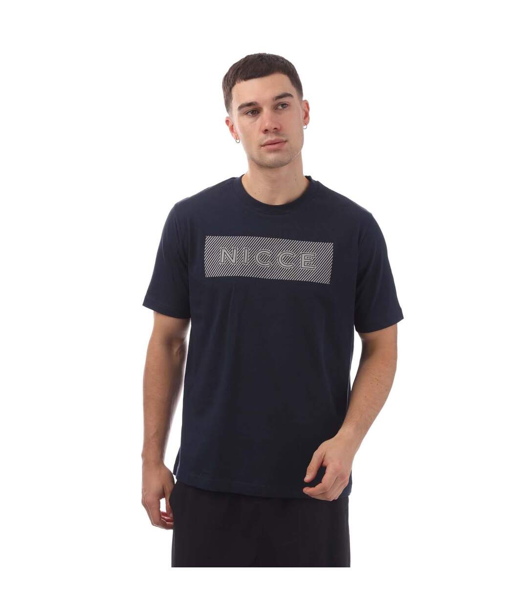 T-shirt Style Logo Alttio Homme Bleu Marine Nicce-2
