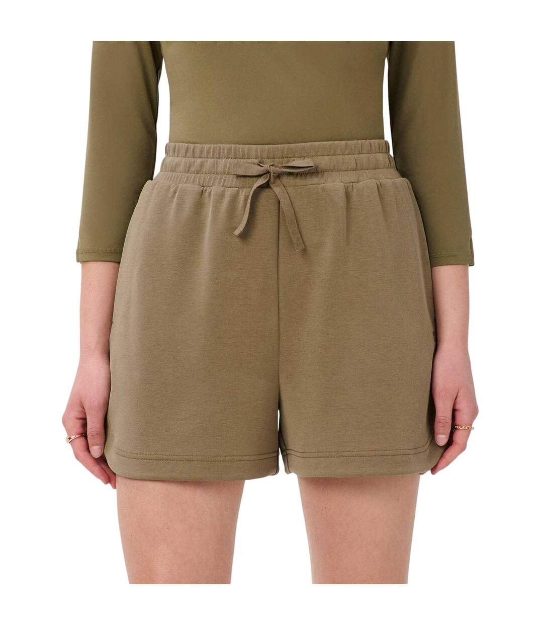 Short Femme Marron Kaki Sweaty Betty-4