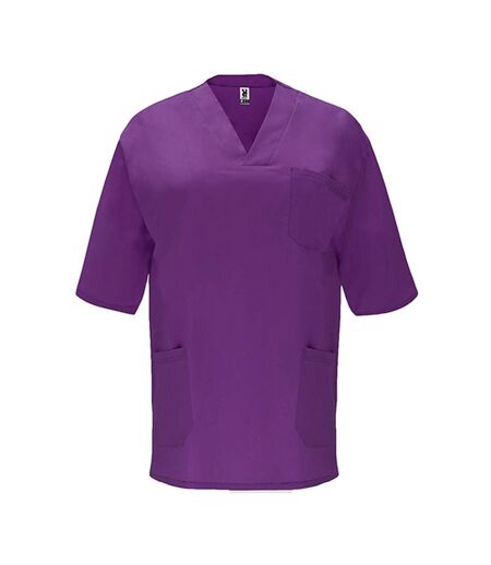 Unisex Adult Panacea Kasack Work Tunic Grape Roly Workwear