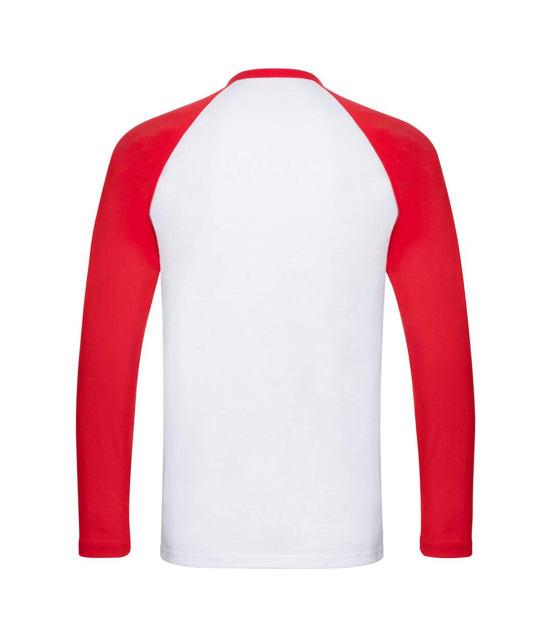 T-shirt Homme Blanc Rouge Fruit Of The Loom-2