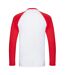 T-shirt Homme Blanc Rouge Fruit Of The Loom-2