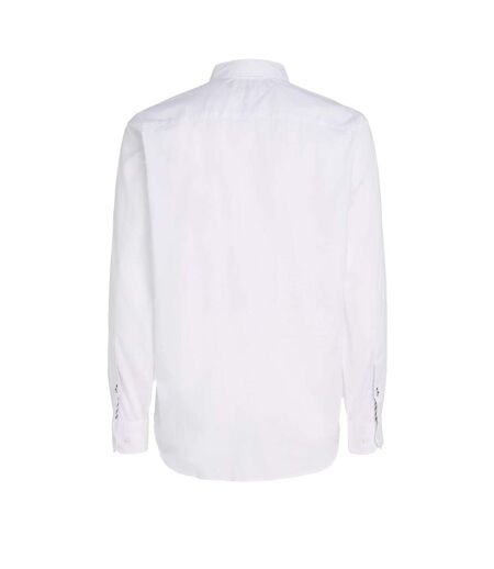 Mens Core Flex Poplin Shirt White Tommy Hilfiger