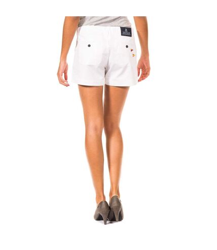 Shorts with personalized patch 36600054 woman