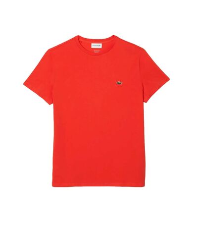 T-shirt pima homme orange Lacoste