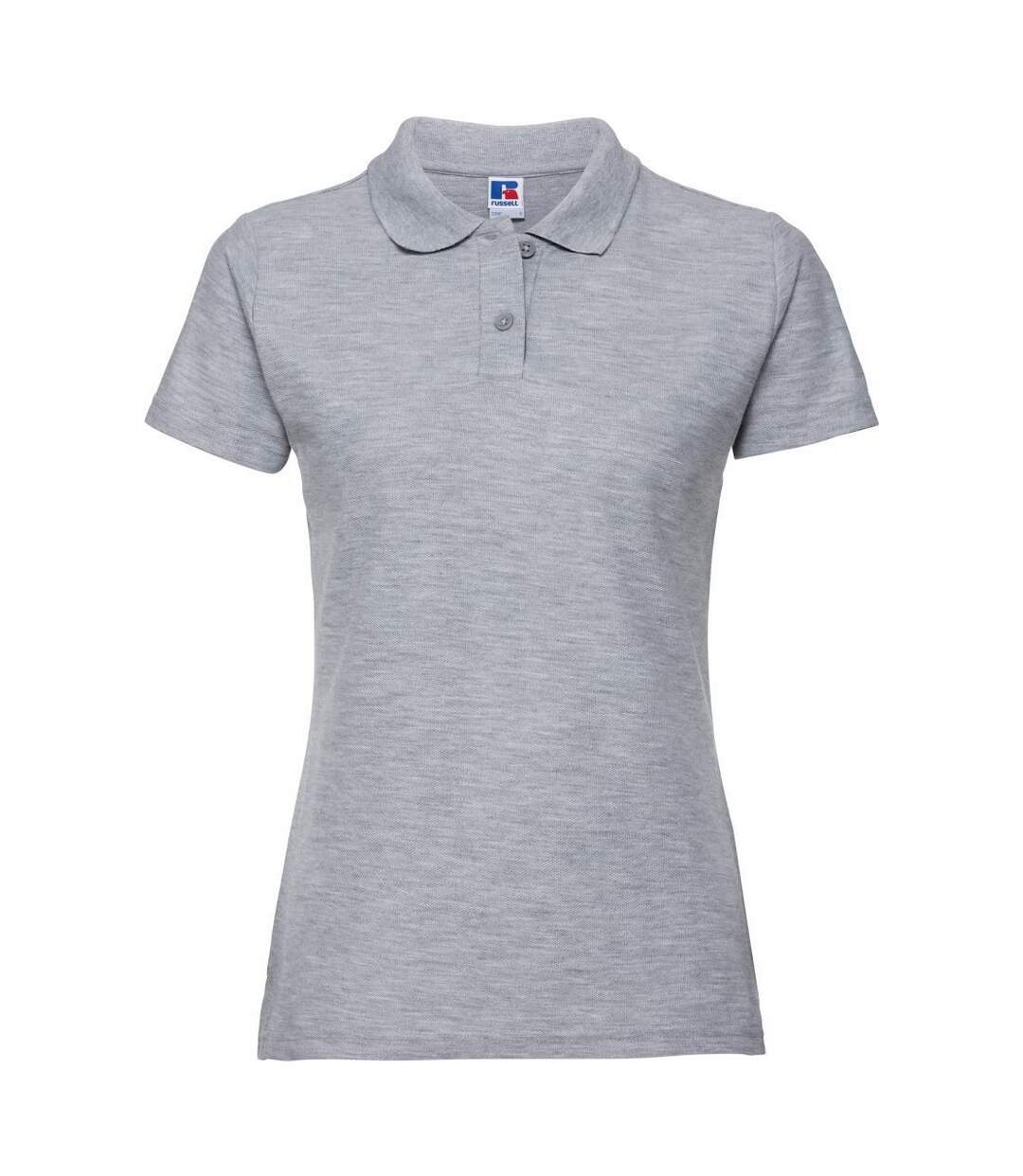 Polo classic femme gris clair oxford Russell