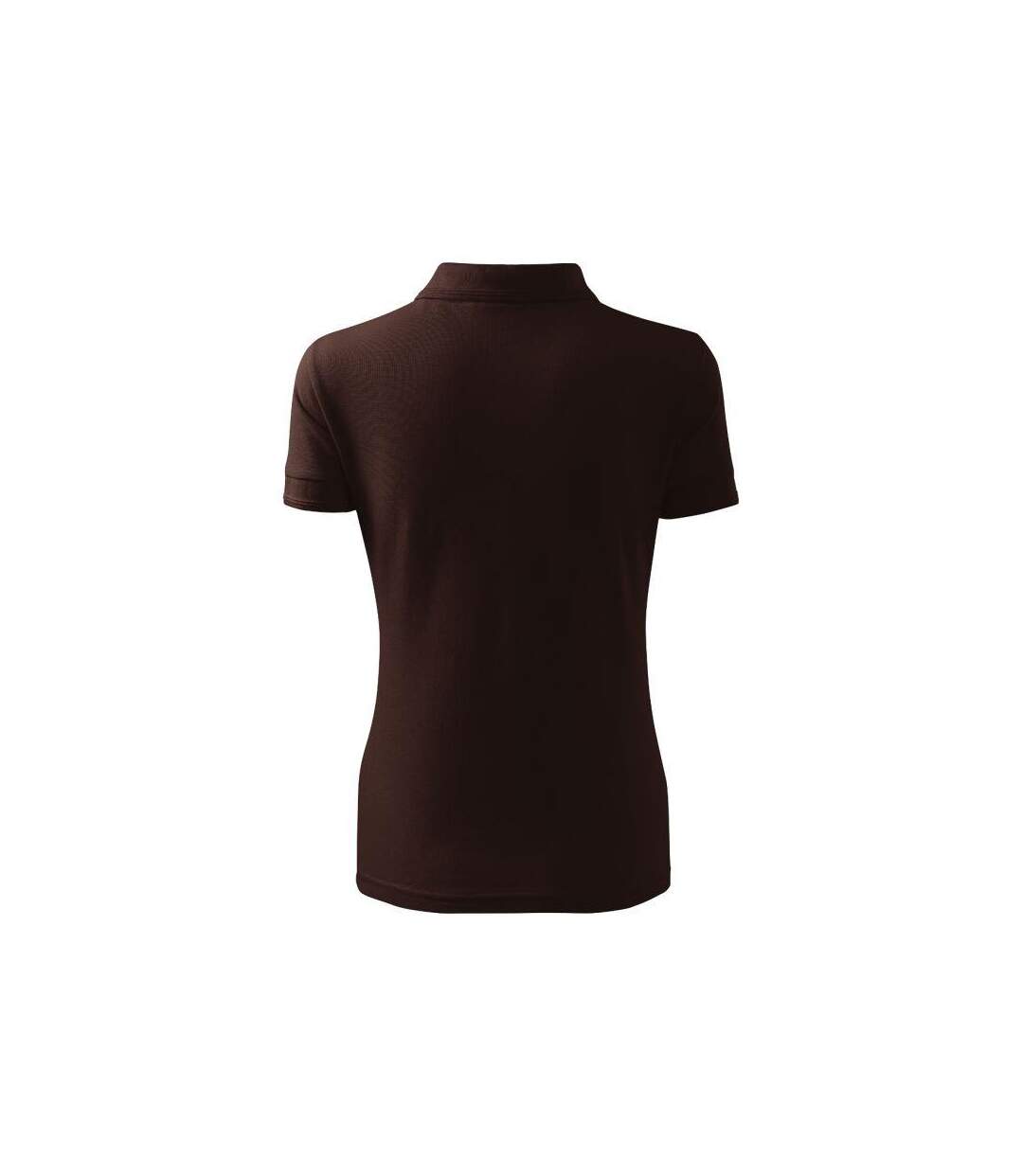 Womens/ladies Pique Polo Shirt Brown Malfini-2