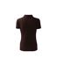 Womens/ladies Pique Polo Shirt Brown Malfini-2
