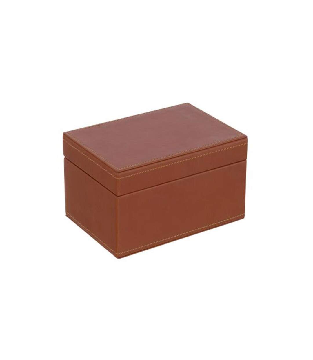 Boîte Jeux de Cartes Ezra 17cm Cognac-2