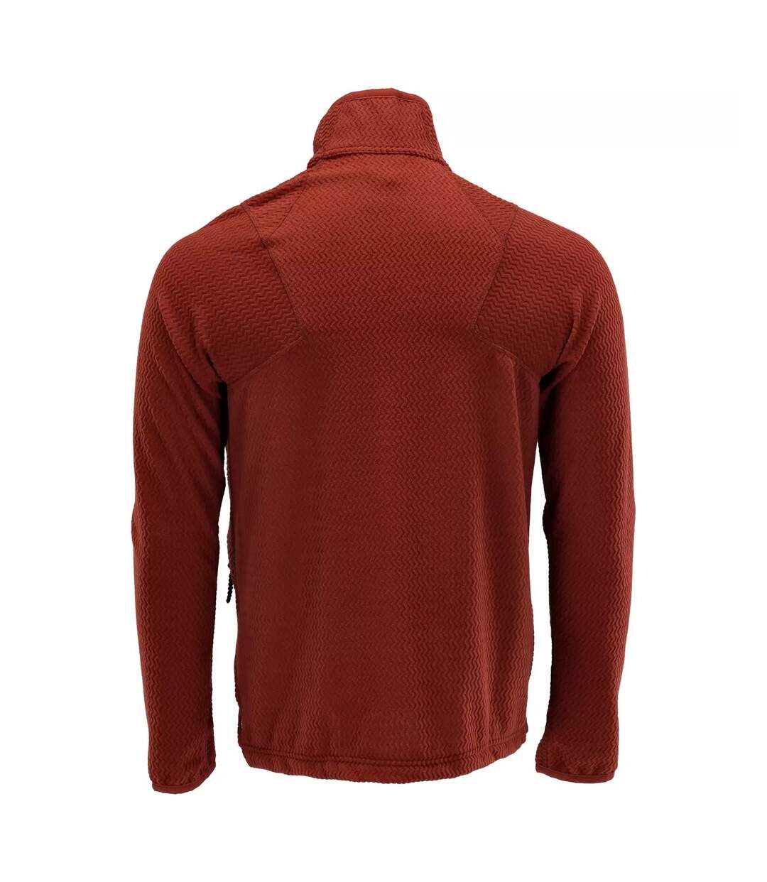 Mens Customised Patterned Fleece Jacket Autumn Red Mascot-2