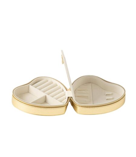 Boîte à Bijoux Cœur Ericka 16cm Or