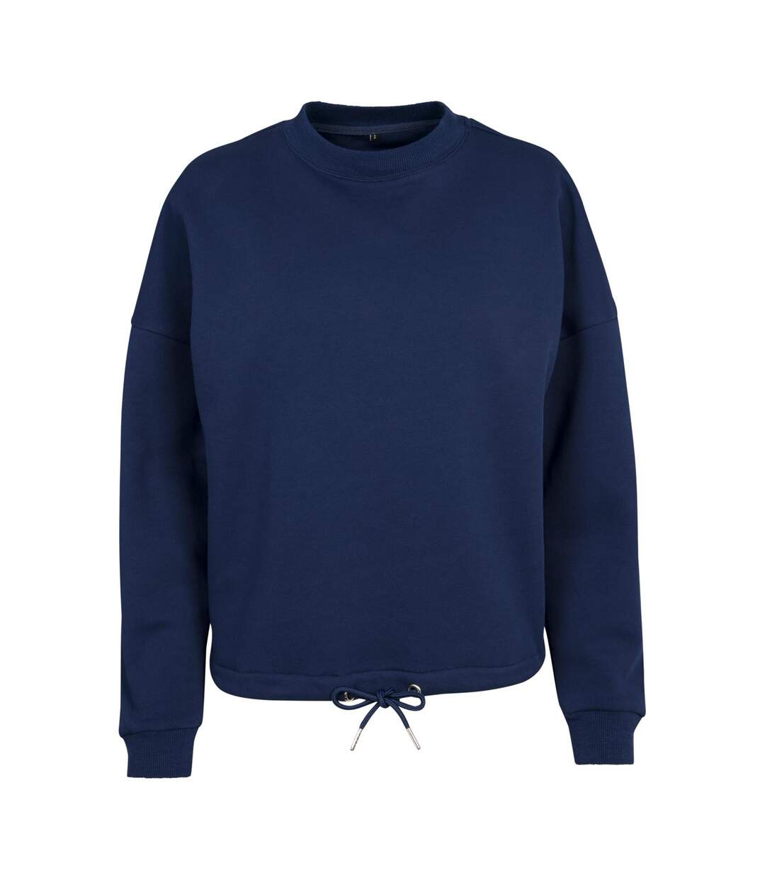 Sweat À Capuche Femme Bleu Marine Clair Build Your Brand-1