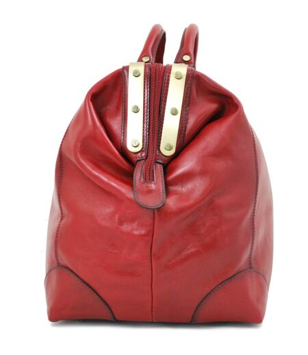 Katana - Sac de voyage en cuir Diligence 54cm - rouge - 6467