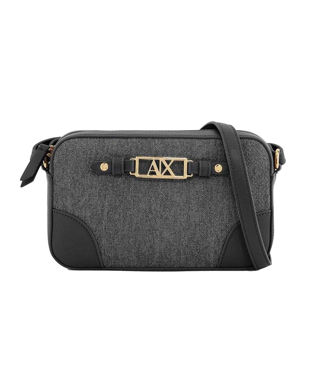 Womens/ladies Crossbody Bag One Size Black Armani Exchange-1