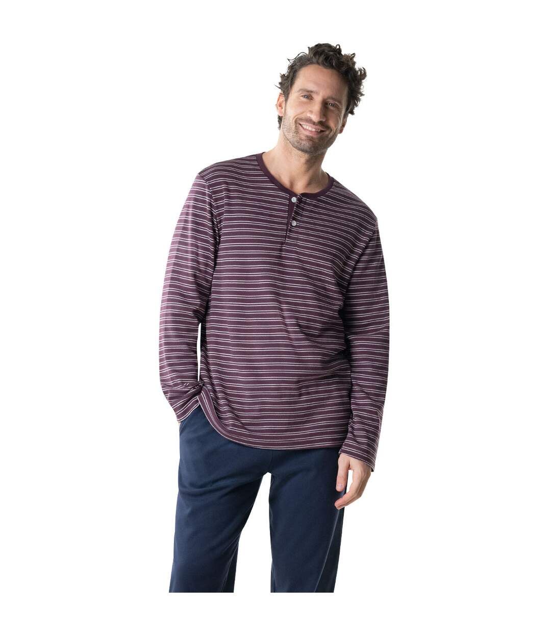 Pyjama long homme Interlock Eminence-1