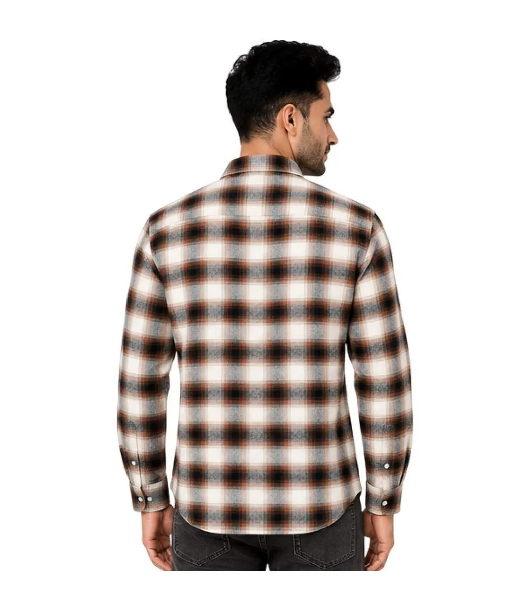 Chemise Motif/style Motif Écossais Worker Homme Crème Levis-3