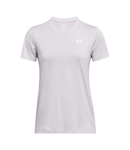 Womens/ladies Twist Short-sleeved T-shirt Halo Grey Under Armour