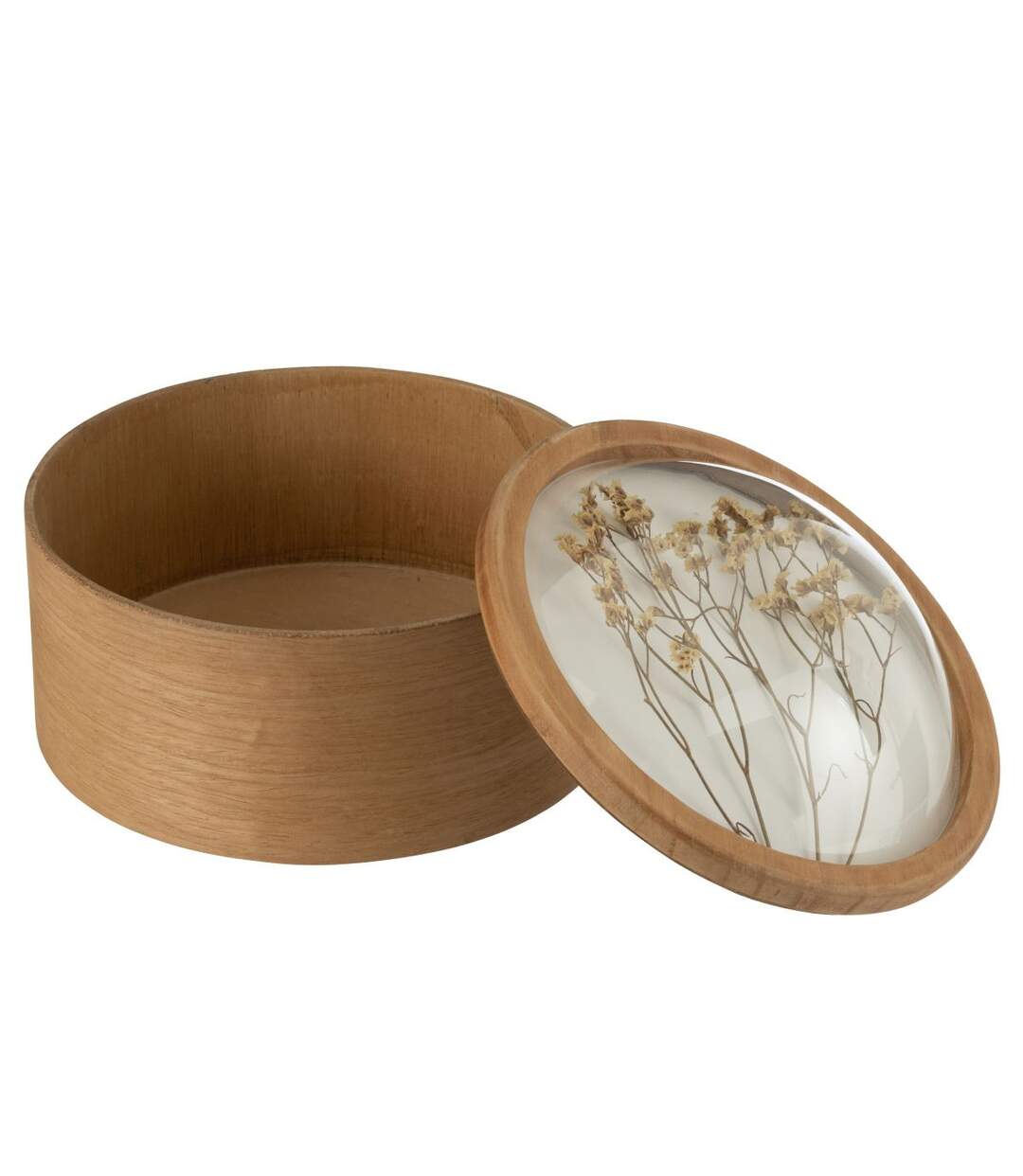 Boîte Déco en Bois Cereal 20cm Naturel-2