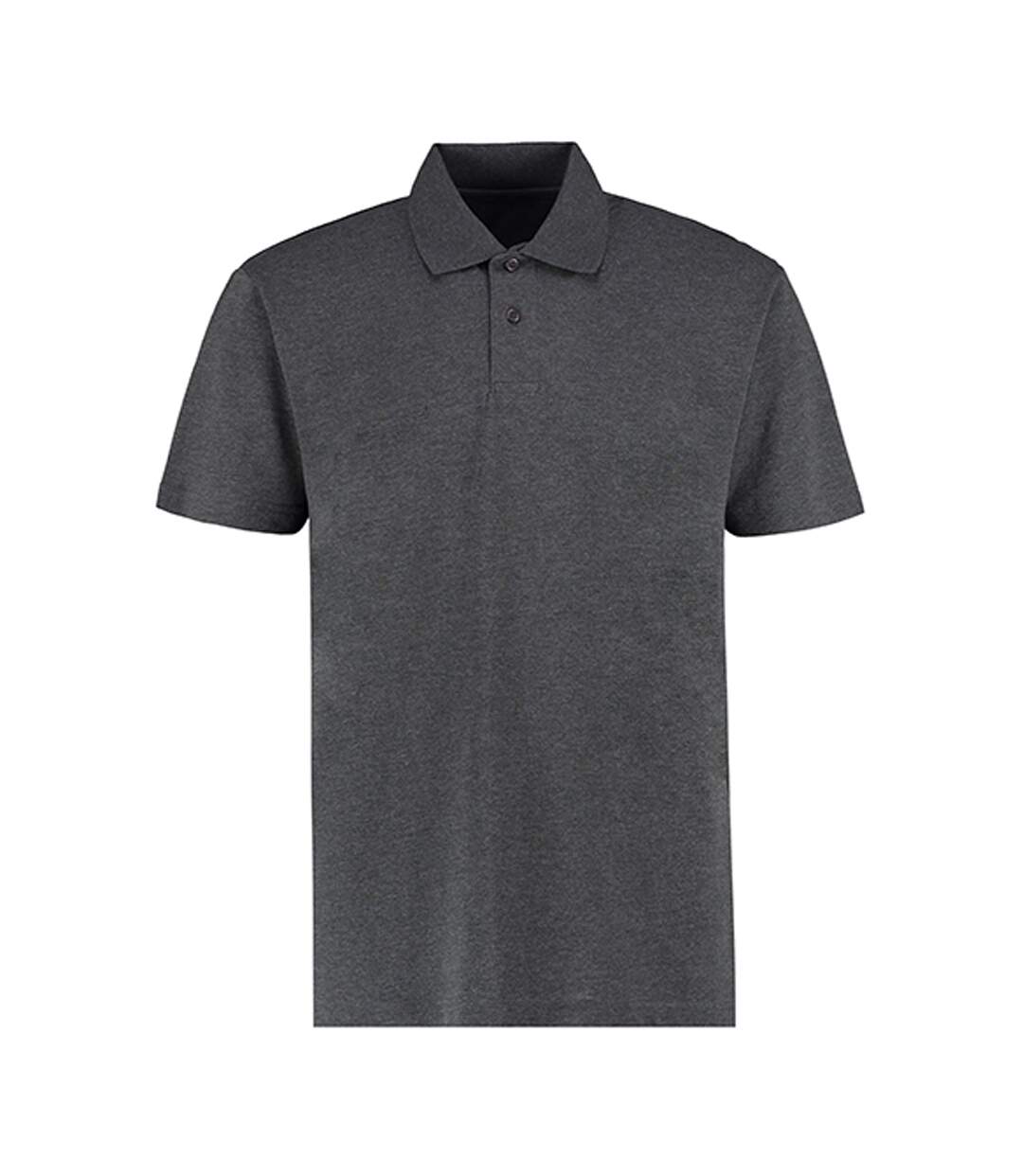Polo Workforce Adulte Gris Foncé Chiné Kustom Kit-1