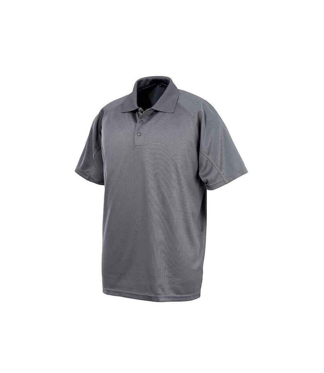 Womens/ladies performance aircool polo shirt grey Spiro