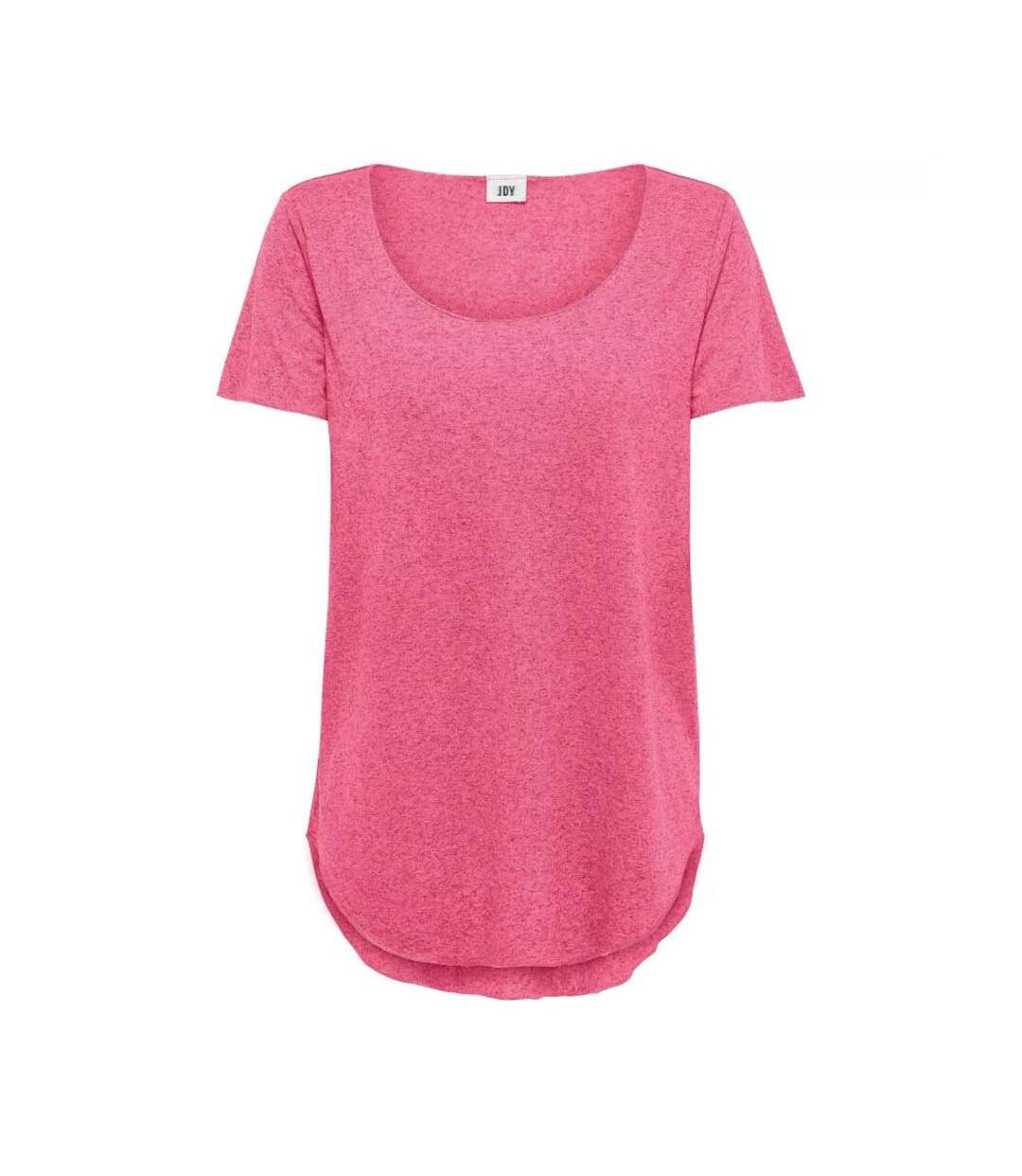 T-Shirt Rose Foncé Femme JDY Linette - S