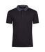 Regatta Contrast Coolweave Pique Polo Shirt (Black/Seal Grey)
