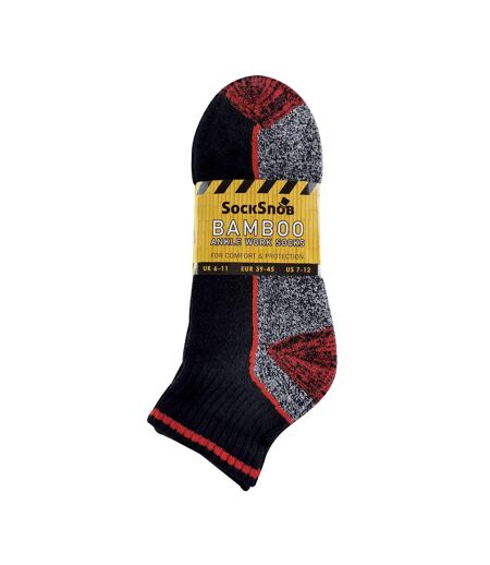 Chaussettes de Travail Bambou Respirantes Basses
