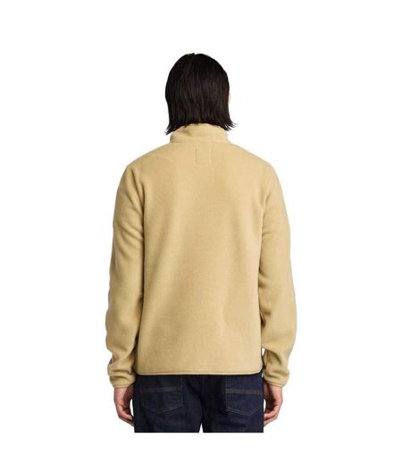Mens Mt Willard Quarter Zip Fleece Top Beige Timberland