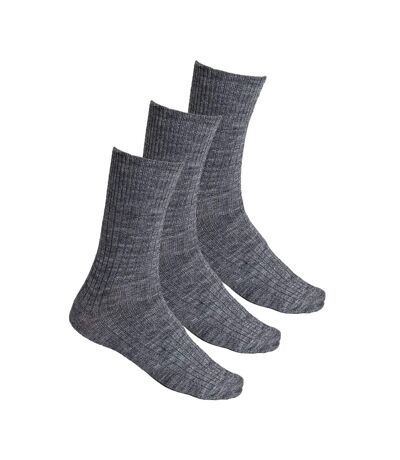 3 Pairs Ladies Alpaca Wool Winter Cushioned Thick Boot Socks