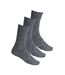 3 Pairs Ladies Alpaca Wool Winter Cushioned Thick Boot Socks-1