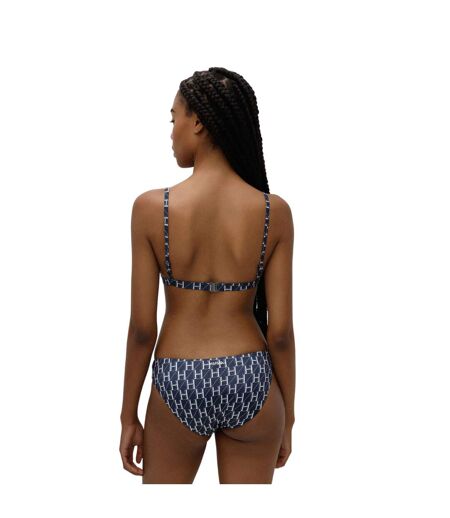Haut De Maillot De Bain Femme Bleu Blanc Hugo
