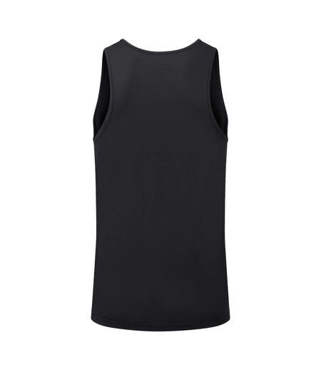 Mens core tank top black Ronhill