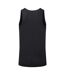 Mens core tank top black Ronhill