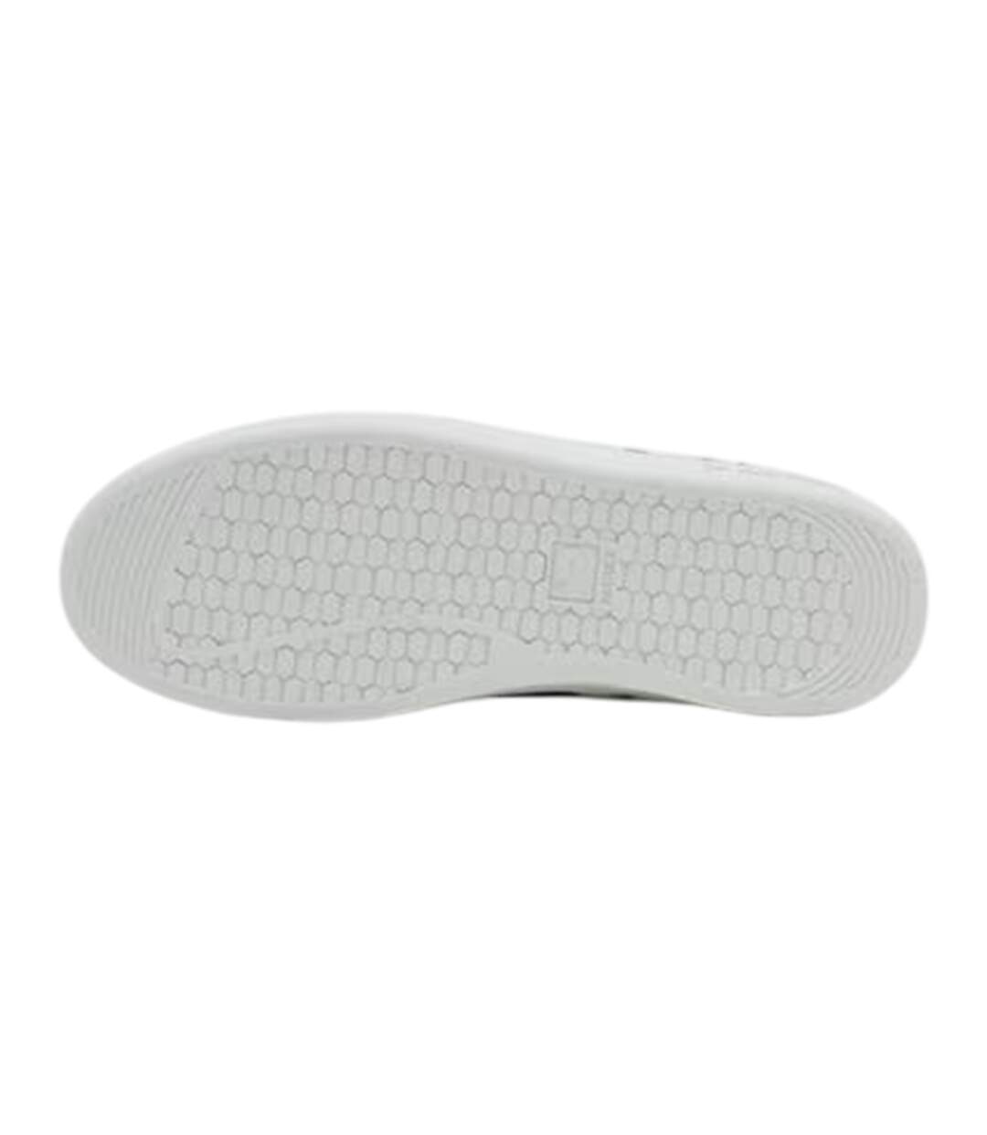 Mens Lyon Leather Cupsole Trainers Black White Patrick-3