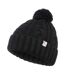 Bonnet À Pompon Motif/style Logo Adulte Noir TOG24-1