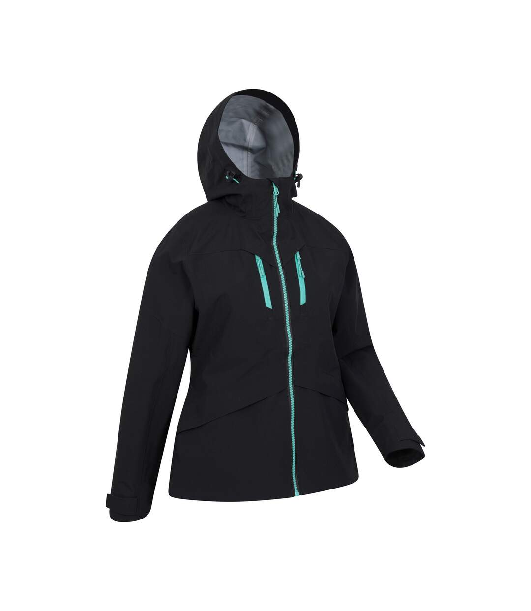 Veste Imperméable Rhine Extreme Femme Noir Mountain Warehouse-4
