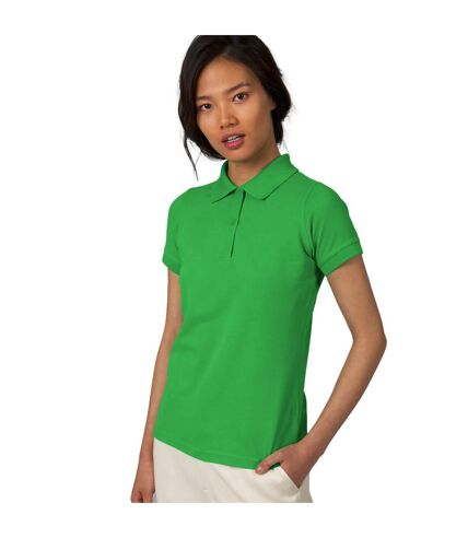 B&C Safran Pure Ladies Short Sleeve Polo Shirt (Kelly Green) - UTBC104